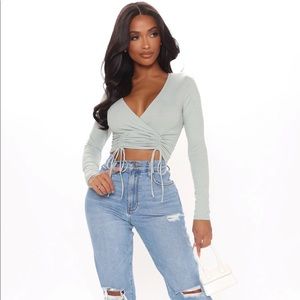 Fashion nova mint top